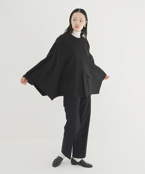 CLANE（クラネ） JACKET DETAIL CAPE TOPS レディース : ZOZOTOWN