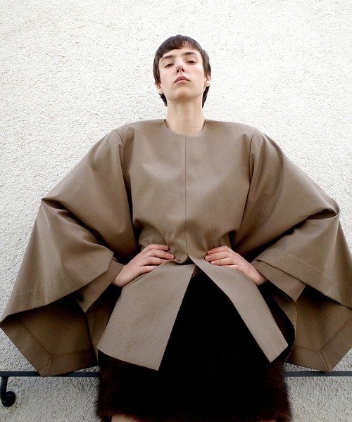 CLANE（クラネ） JACKET DETAIL CAPE TOPS レディース : ZOZOTOWN