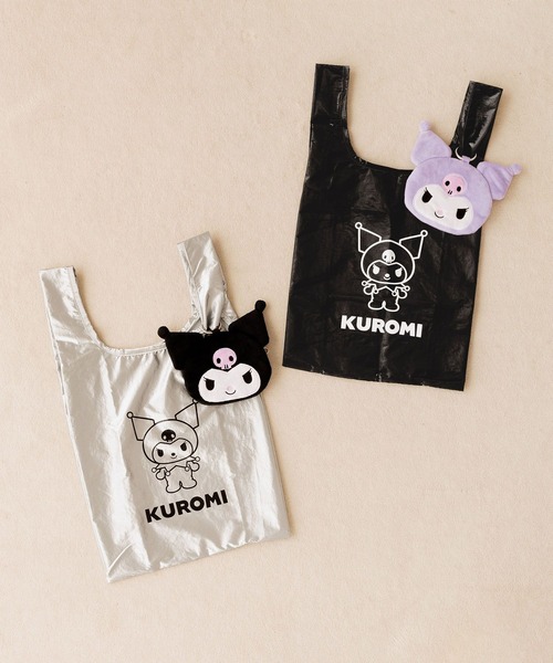 Me%（ミィパーセント） エコバッグ 「クロミ」ポーチツキエコBAG