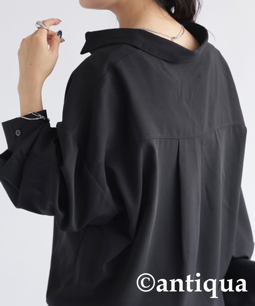 [antiqua] рубашка с длинным рукавом P светло-зеленый женский 