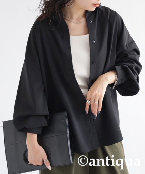 [antiqua] рубашка с длинным рукавом P светло-зеленый женский 