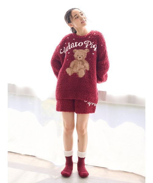 今期！ ジェラートピケ HOLIDAY ルームウェア 上下セット gelato pique（ジェラートピケ） パジャマ ルームウェア 「HOLIDAY