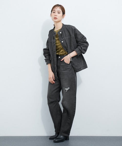 「LE CERCLE par rope'」 ショートブーツ 36 ブラック レディース_画像2