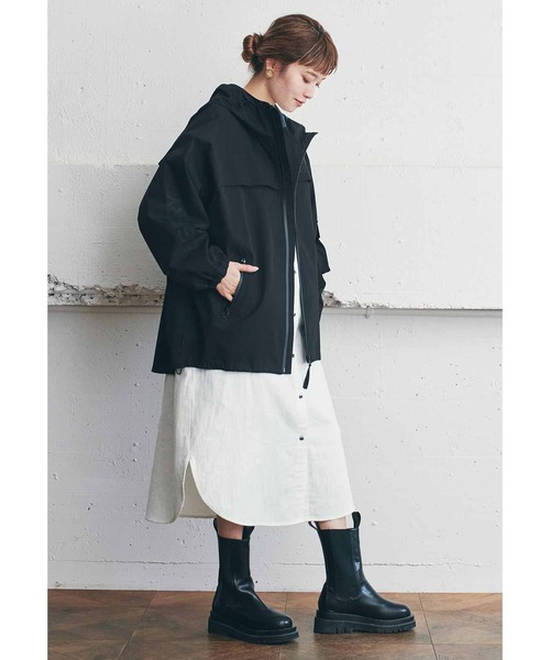 「MEDE19F」 マウンテンパーカー MEDIUM ライトグレー レディース_画像3