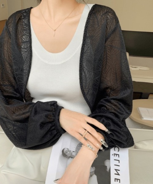 「DIAVEL」 ボレロ M ホワイト レディース_画像2