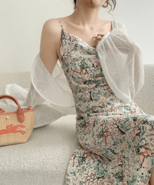 「DIAVEL」 ボレロ M ホワイト レディース_画像5