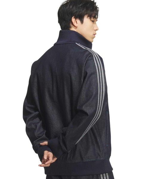 ジャケット・アウター adidas ADICOLOR DENIM FIREBIRD TRACKTOP adidas Adicolor Denim Firebird Track Jacket - Men's | Foot Locker