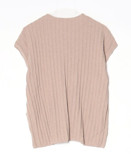 「theory luxe」 半袖ニット 38 ベージュ レディース_画像2