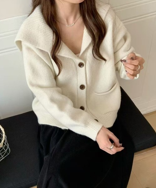 rene 極美品 カーディガン ミント 36 Rene ミントグリーンカーディガン 36