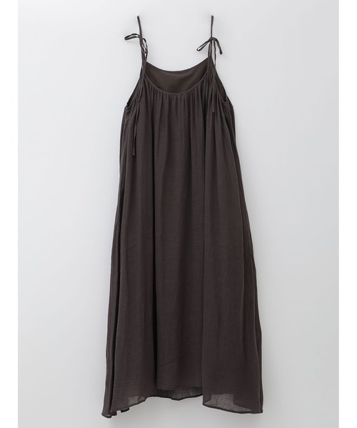 「enchainement」 キャミソールワンピース フリー ダークブラウン レディース_画像5