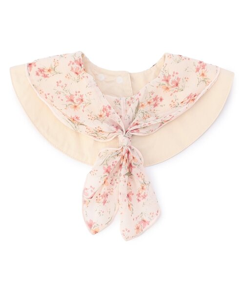Ampersand（アンパサンド） スタイ よだれかけ 花柄シフォンスカーフ
