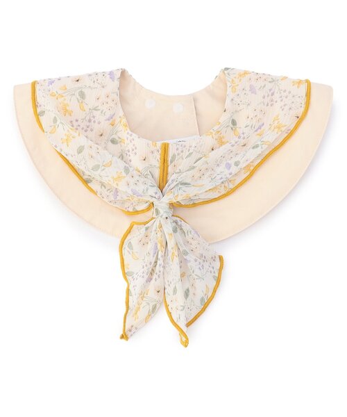 Ampersand（アンパサンド） スタイ よだれかけ 花柄シフォンスカーフ