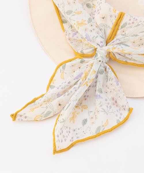 Ampersand（アンパサンド） スタイ よだれかけ 花柄シフォンスカーフ