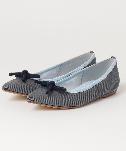 「artemis by DIANA」 バレエシューズ 23.5cm ブルー レディース_画像9