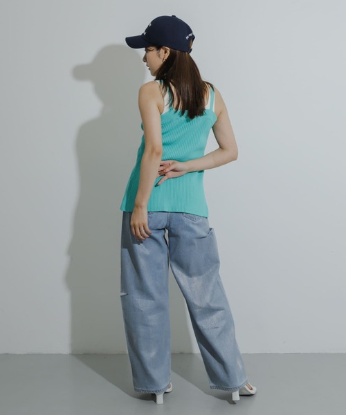 「SENSE OF PLACE by URBAN RESEARCH」 デニムパンツ SMALL ライトインディゴブルー レディース_画像7