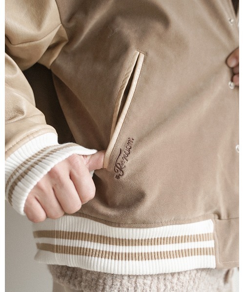 Re:room（リルーム） スタジャン デザート クラブ スエード スタジアム