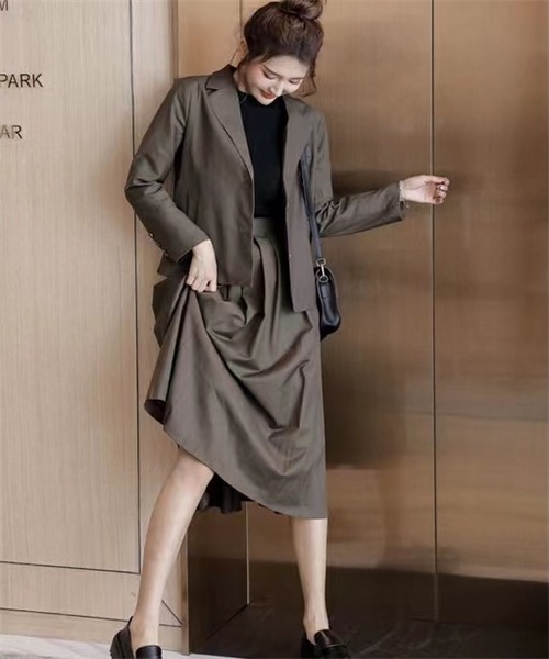 「Dream garden」 セットアップ X-LARGE チャコールグレー レディース_画像2