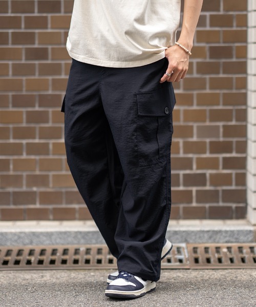 En serio TOKYO ワイドパンツ カーゴパンツ 「SIDEWAYSTANCE」ポリ