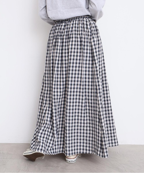 l'atelier du savon（アトリエドゥサボン） スカート アセテート