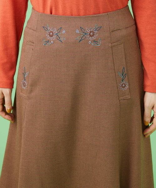 「Jocomomola」 フレアスカート 42 ブラック レディース_画像4