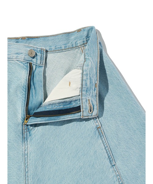 LEVI’S 502 リメイクデニムフレアスカート ライトブルー Levi's リメイクデニムスカート コーディネート – WRINN OFFICIAL