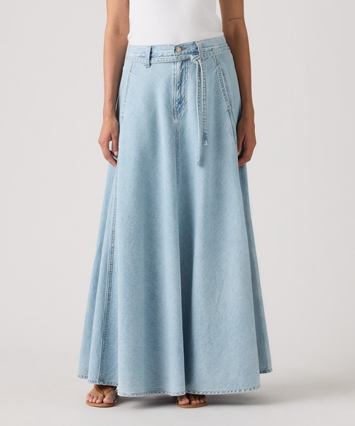 Levi's（リーバイス） デニムスカート XL スカート ライトインディゴ
