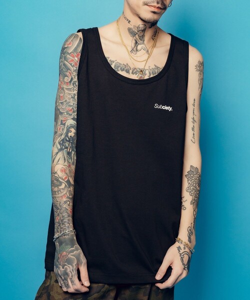 Subciety（サブサエティ） タンクトップ 2pack tank top メンズ