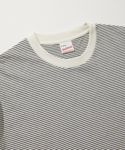 「Healthknit」 半袖Tシャツ MEDIUM ベージュ メンズ_画像4