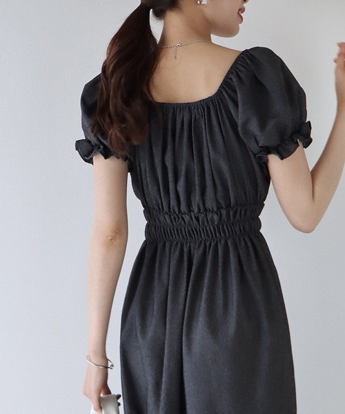「BLUEEAST」 半袖ワンピース MEDIUM グレー レディース_画像8