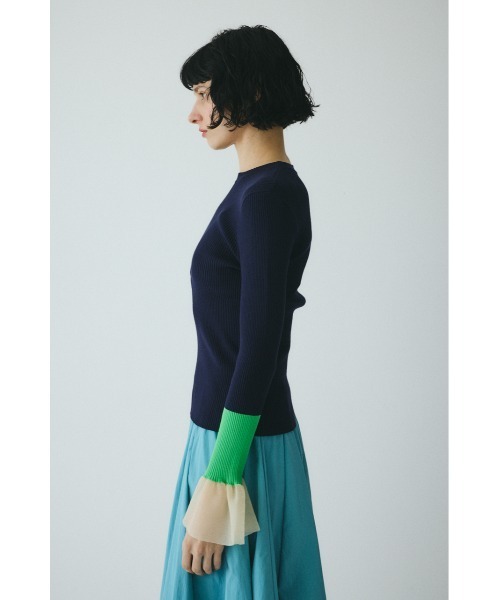HeRIN.CYE ニット セーター Flare sleeve knit tops フレアスリーブ