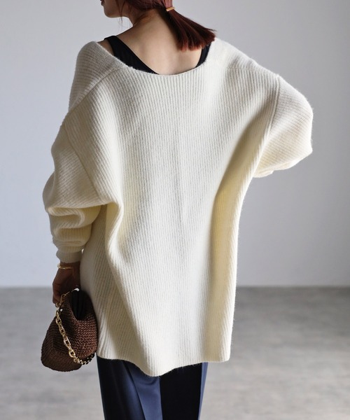 「Bonjour Sagan」 長袖ニット FREE ベージュ レディース_画像8