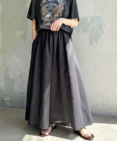 「Spick \u0026 Span」 ロングスカート 38 オレンジ レディースの画像