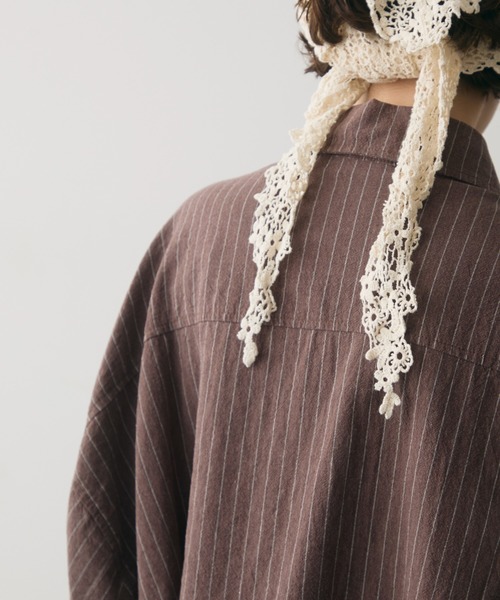 GIVENCHY ベージュ ストール レース編み レース刺繍カシミヤストール | レースワンピースやブラウスなど