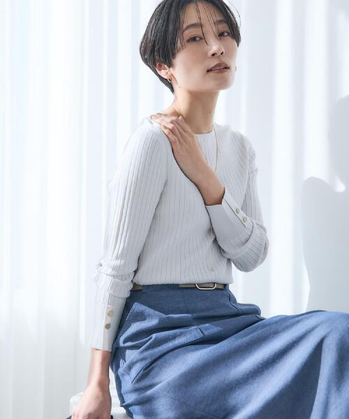 UNTITLED（アンタイトル） ニット セーター 「アンサンブル可/洗える