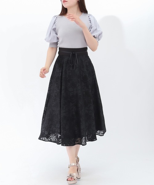 「ASTORIA ODIER」 フレアスカート MEDIUM ブラウン レディース_画像6
