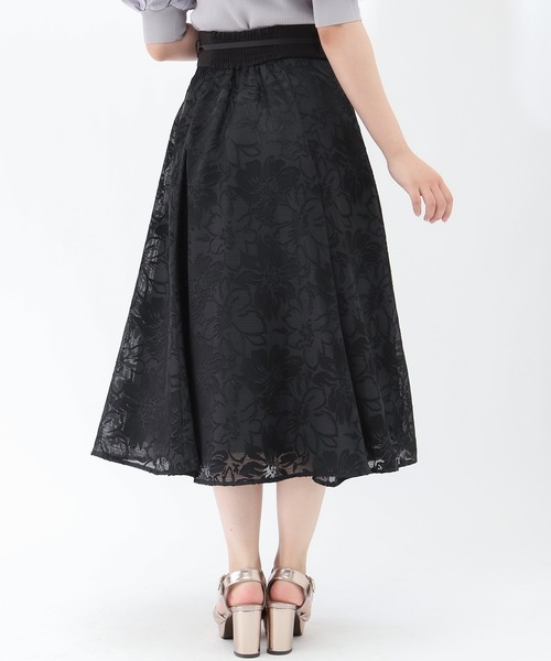 「ASTORIA ODIER」 フレアスカート MEDIUM ブラウン レディース_画像9