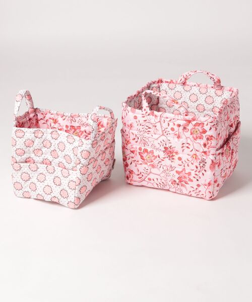 Cath Kidston（キャス・キッドソン） 収納 キルテッド ストレージ 2個