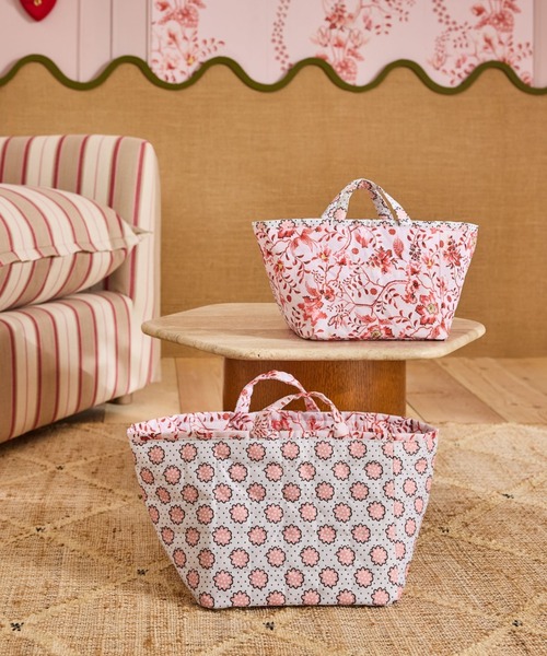 Cath Kidston（キャス・キッドソン） 収納 キルテッド ストレージ 2個