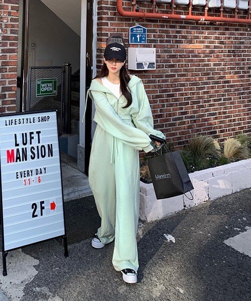 「Ressaca」 セットアップ M グリーン レディース_画像9