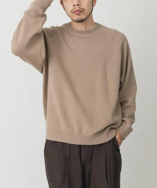 「EKAL」 長袖ニット LARGE ネイビー メンズ_画像4
