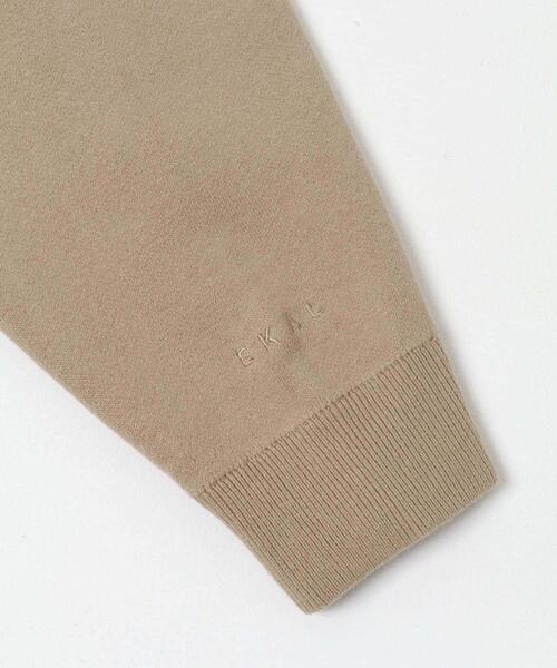 「EKAL」 長袖ニット LARGE ネイビー メンズ_画像9