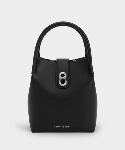CHARLES & KEITH」 ショルダーバッグ M チョコ レディース CHARLES 