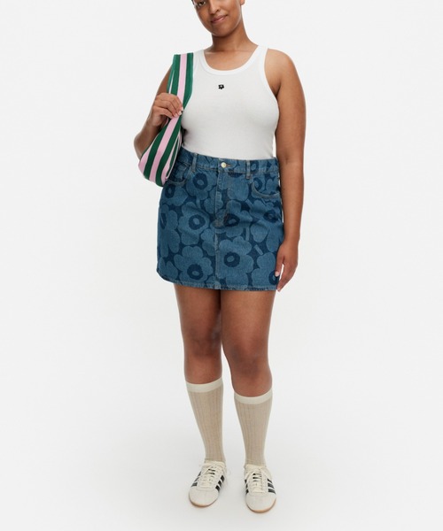 スカート 「オンラインストア限定」「Maridenim」 Ruudut Unikko / Skirtの画像