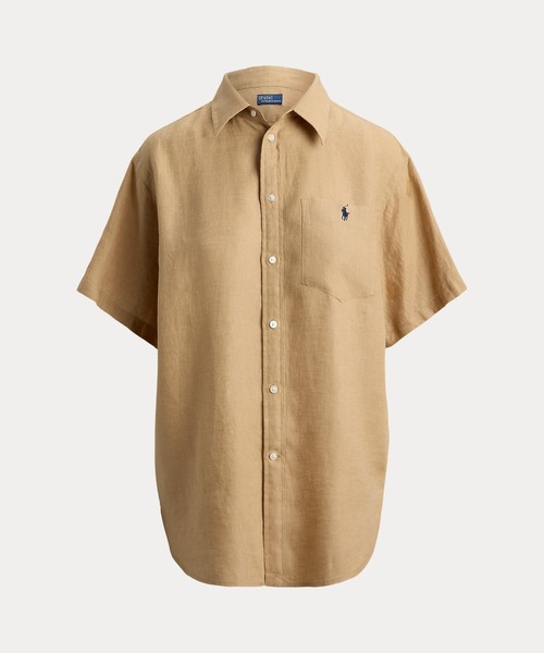 専用・ラルフローレン・シャツ・リネン・パフスリーブ袖・希少サイズ POLO RALPH LAUREN（ポロ・ラルフローレン） ブラウス シャツ オーバー