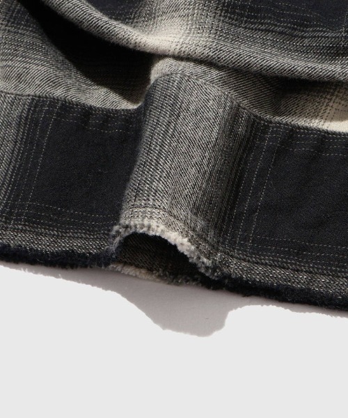 シャツ 「FACCIES」FADED OMBRE WESTERN SHORT BLS メンズの画像