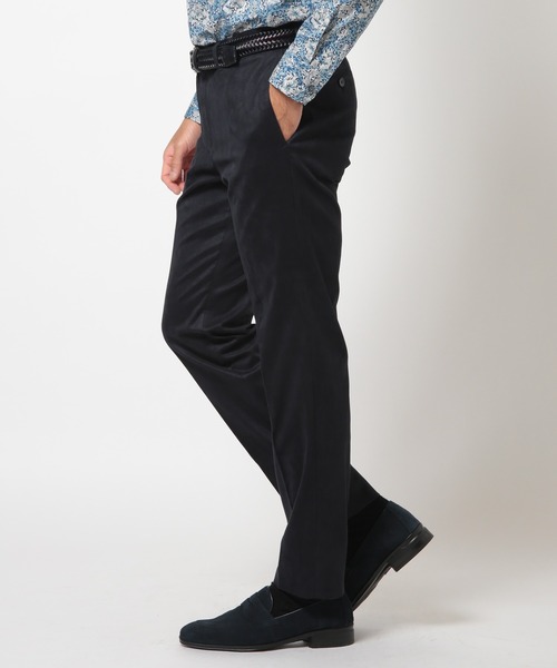 「MEN'S BIGI」 スラックス 03 チャコールグレー メンズ_画像3