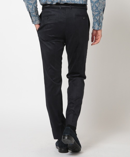 「MEN'S BIGI」 スラックス 03 チャコールグレー メンズ_画像4