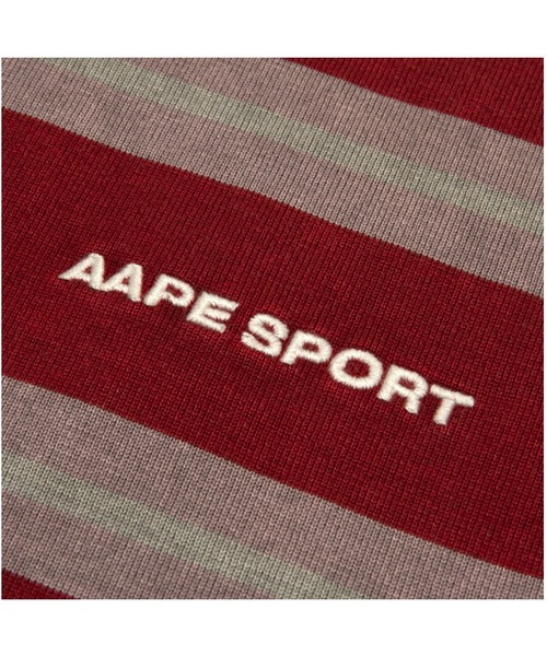 A Bathing Ape 赤 ポロシャツ M AAPE BY A BATHING APE（エーエイプバイアベイシングエイプ