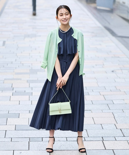 【新品】RUIRUE BOUTIQUE ルイルエブティック ケープ デニム RUIRUE BOUTIQUE（ルイルエブティック） ワンピース 洗える ストレッチ