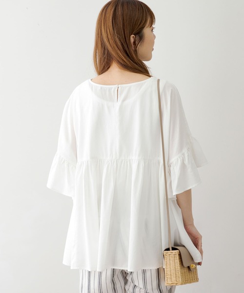 「URBAN RESEARCH Sonny Label」 半袖ブラウス FREE ミント レディース_画像2